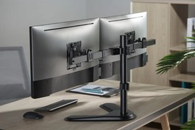 BRATECK βάση γραφείου για 2x οθόνες LDT57-T02, 17-32", έως 9kg
