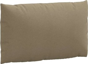 vidaXL Μαξιλάρια από Παλέτες 3 τεμ., Ύφασμα Melange Taupe