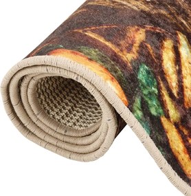 vidaXL Χαλί Κουζίνας Πλενόμενο Πολύχρωμο 60x180 εκ.