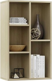 vidaXL Ραφιέρα / Βιβλιοθήκη Sonoma Δρυς 50x25x80 εκ. από Επεξ. Ξύλο
