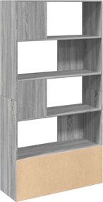 vidaXL Βιβλιοθήκη Γκρι Sonoma 100x36x189 εκ. από Επεξεργ. Ξύλο