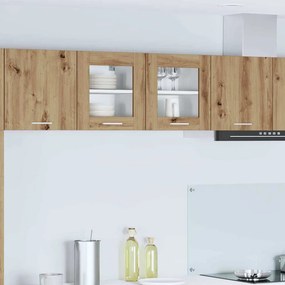 vidaXL Κρεμαστό ντουλάπι Riga 2 pcs Artisan Oak 40 x 31 x 40 εκ.