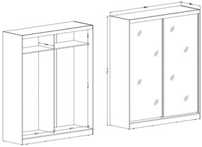 Ντουλάπα Harrow συρόμενη ΙΙ