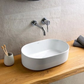 Νιπτήρας Επικαθήμενος LY 3281 46x31x14cm White Karag Πορσελάνη