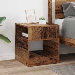 vidaXL End Table Παλιό ξύλο 40,5 x 40 x 45 εκ Επεξεργασμένο ξύλο