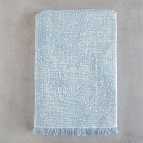 Ριχτάρι Canda Light Blue Ρυθμός Three-Seater 180x280cm Βαμβάκι-Πολυέστερ