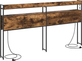 vidaXL Κεφαλάρι Αποθήκης με αποθήκευση Καπνιστή δρυς