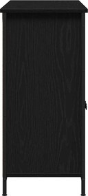 vidaXL Πλαϊνό γραφείο Μαύρη Οξυά 100 x 35 x 75 εκ.