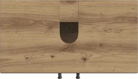 vidaXL Ντουλάπα Νιπτήρα Mπάνιου HOORN Artisan Δρυς
