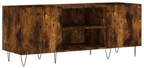 vidaXL Δισκοθήκη Καπνιστή Δρυς 121x38x48 εκ. από Επεξεργασμένο Ξύλο