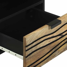 vidaXL Κομοδίνο Φυσικό 40 x 33 x 46 εκ. Επεξεργασμένο Ξύλο