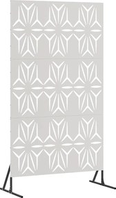 vidaXL Οθόνη Ιδιωτικότητας Γκρι 100 x 50 x 180 εκ. Ατσάλι