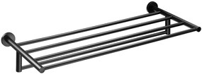 Ραφιέρα 60 εκ. Επίτοιχη Μαύρο Ματ Verdi Sigma 3033805