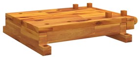 vidaXL Επιφάνεια Πάγκου Εργ. με Μέγγενη 52x44x9,5εκ Μασίφ Ξύλο Ακακίας
