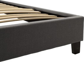 Κρεβάτι Mago pakoworld ύφασμα ανθρακί 100x200εκ