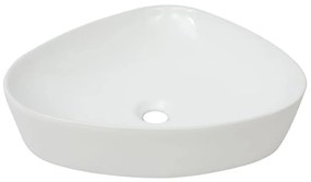 vidaXL Νιπτήρας Τριγωνικός Λευκός 50,5 x 41 x 12 εκ. Κεραμικός