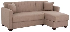 Καναπές Κρεβάτι Γωνία Ghufran HM3244.04 Αναστρέψιμη 200x133x77cm Beige Ύφασμα