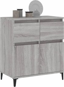 vidaXL Ντουλάπι Γκρι Sonoma 60x35x70 εκ. από Επεξεργασμένο Ξύλο