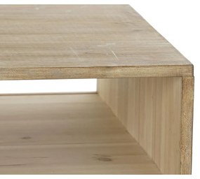 Τραπέζι DKD Home Decor 99 x 59 x 38 cm Έλατο Φυσικό Αλουμίνιο