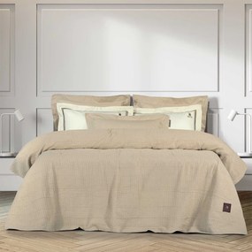 Κουβέρτα Πικέ Υπέρδιπλη (230x250) Greenwich Polo Club Solid 3404 Creme