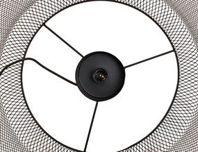 Κρεμαστό Φωτιστικό Mesh PTMD - 80cm - Μαύρο