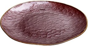 SHINE ΠΙΑΤΕΛΑ ΓΥΑΛ. ΡΟΖ ΜΕ ΧΡΥΣΟ ΧΕΙΛΟΣ 28ΕΚ