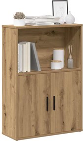 vidaXL Βιβλιοθήκη Αρτισιανή Δρυς 60x24x85 εκ. Επεξ. Ξύλο