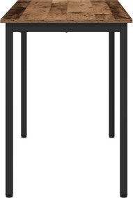 vidaXL Τραπεζαρίες 110 x 55 x 75 cm ΜΕΤΑΛΛΟ Ορθογώνιος