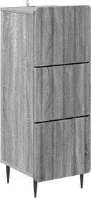 vidaXL Ντουλάπι με Συρτάρια 33 x 34,5 x 92 εκ. Επεξεργασμένο Ξύλο