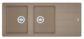Franke Smartline Basis BFG 621 Oyster Γρανιτένιος Νεροχύτης 80 cm