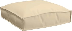 vidaXL Μαξιλάρι 4 pcs Μπεζ 40 x 40 x 8 εκ. Ύφασμα Όξφορντ