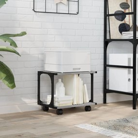 vidaXL Βάση Εκτυπωτή 2 Επιπέδων Γκρι Sonoma 41x28x33,5 εκ Επεξ. Ξύλο