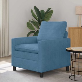 vidaXL Καναπές Μπλε 76 x 81 x 87,5 εκ Ύφασμα