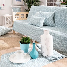 Ριχτάρι Giardino 05 Blue Teoran Two-seater 180x250cm Βαμβάκι-Πολυέστερ