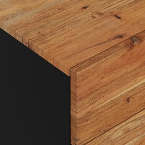 vidaXL Κομοδίνο 50 x 33 x 60 εκ. Μασίφ Ξύλο Ακακίας &amp; Επεξεργ. Ξύλο