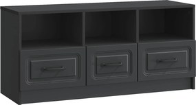 vidaXL Ντουλάπι TV Μαύρο 102 x 34,5 x 47 εκ Επεξεργασμένο Ξύλο