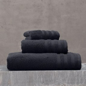 Πετσέτες Lagoon Σετ 5τμχ Black Ρυθμός Towels Set 100% Βαμβάκι