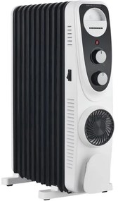 Heinner HOH-MVT11WH-BK Καλοριφέρ Λαδιού με 11 Φέτες 2300W