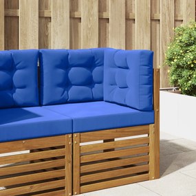 vidaXL Μαξιλάρι Καναπέ Εξωτερικού Χώρου 3 pcs Τιρκουάζ Πολυεστέρας