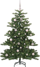 vidaXL Τεχνητό Χριστουγεννιάτικο Δέντρο με Άξονα Πράσινο 150 cm