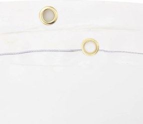 vidaXL Μουσαμάς Λευκός 5 x 7 μ. 650 γρ./μ²