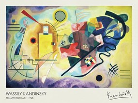 Αναπαραγωγή Κίτρινο, Κόκκινο, Μπλε, Wassily Kandinsky