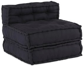 vidaXL Modular Pouffe Anthracite 70x70x54 ύφασμα