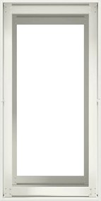 vidaXL Ζαρντινιέρα Λευκή 40x80x80 εκ. από Χάλυβα