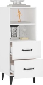 vidaXL Ντουλάπι Λευκό 34,5 x 34 x 90 εκ. από Επεξεργασμένο Ξύλο