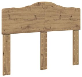 vidaXL Κεφαλάρι με κεφαλάρι Artisan Oak 135 cm Επεξεργασμένο ξύλο