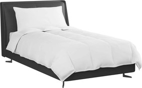 vidaXL Χειμερινό Παπλωματοθήκη με μαξιλάρι 2 pcs Λευκό Φτέρος
