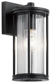 Φανάρι  Απλίκα Φωτιστικό Τοίχου 1xE27 Μαύρο IP44  29cm  Barras KL-BARRAS2-S-BK Elstead Lighting-KL-BARRAS2-S-BK-Μαύρο KL-BARRAS2-S-BK