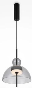 Κρεμαστό Φωτιστικό Οροφής LED 12W Γυαλί 32cm Bangkok Maytoni MOD185PL-L11B3K1 Γκρι