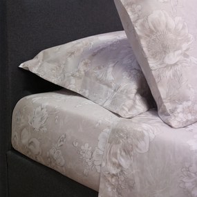 Σεντόνια Υπέρδιπλα (Σετ) Naf-Naf Diamond 253 Pearl Grey